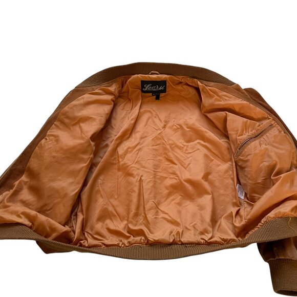 Vintage leather bomber jacket - Picture 3 of 15